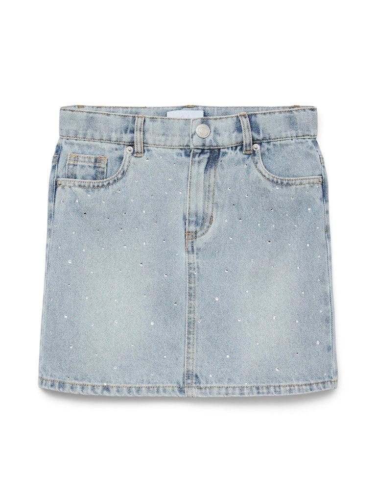 Vmbling mr short rhines denim skirt-Skjørt-Vero Moda Girl-Aandahls