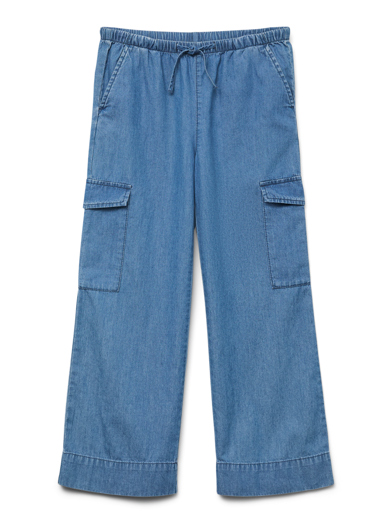 Vmdemi Mw Wide Cargo Pant Wvn Girl Noos-Bukser-Vero Moda Girl-Aandahls