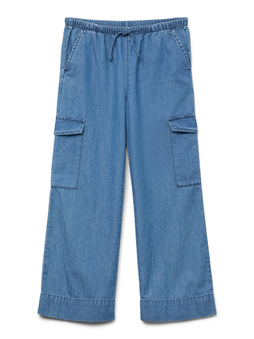 Vmdemi Mw Wide Cargo Pant Wvn Girl Noos-Bukser-Vero Moda Girl-Aandahls