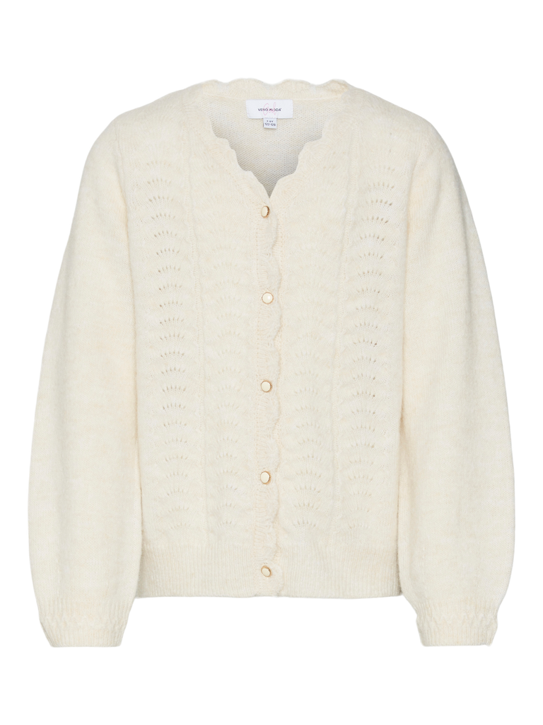 Vmeleanor Ls v-neck cardigan-Strikk-Vero Moda Girl-Aandahls