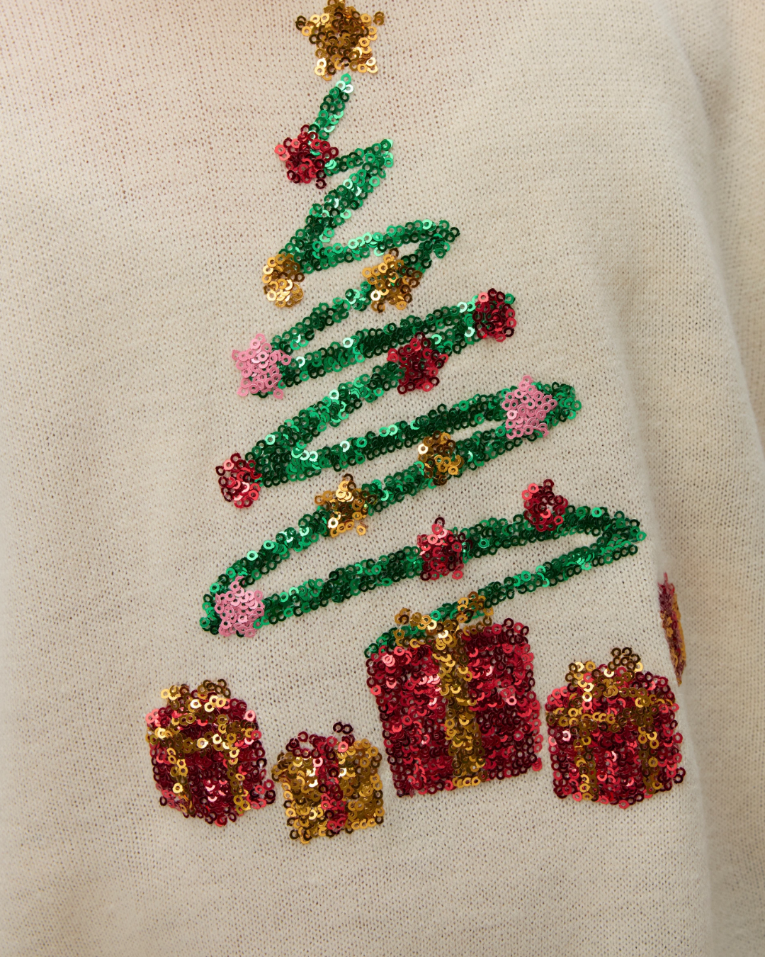 Vmglitter Ls O-Neck Xmas Girl-Genser-Vero Moda Girl-Aandahls