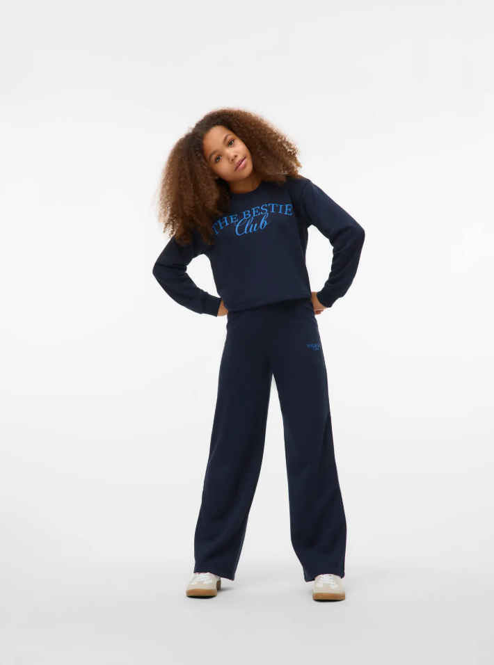 Vmlinsey Ls Short Sweat Jrs Girl-Genser-Vero Moda Girl-Aandahls