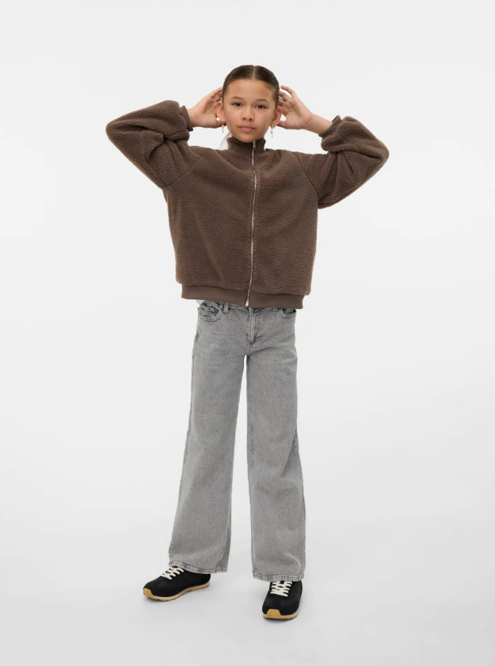 Vmlucile teddy jacket-Yttertøy-Vero Moda Girl-Aandahls