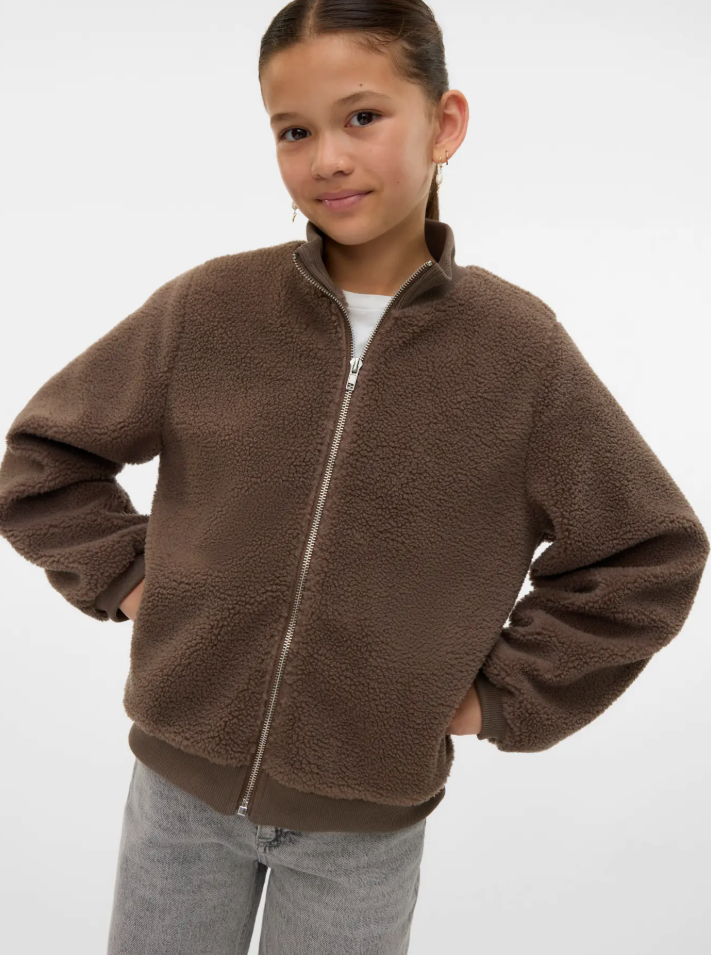 Vmlucile teddy jacket-Yttertøy-Vero Moda Girl-Aandahls