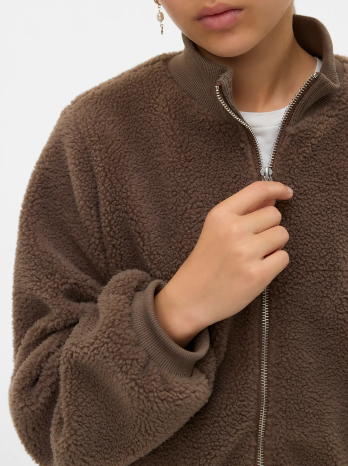 Vmlucile teddy jacket-Yttertøy-Vero Moda Girl-Aandahls