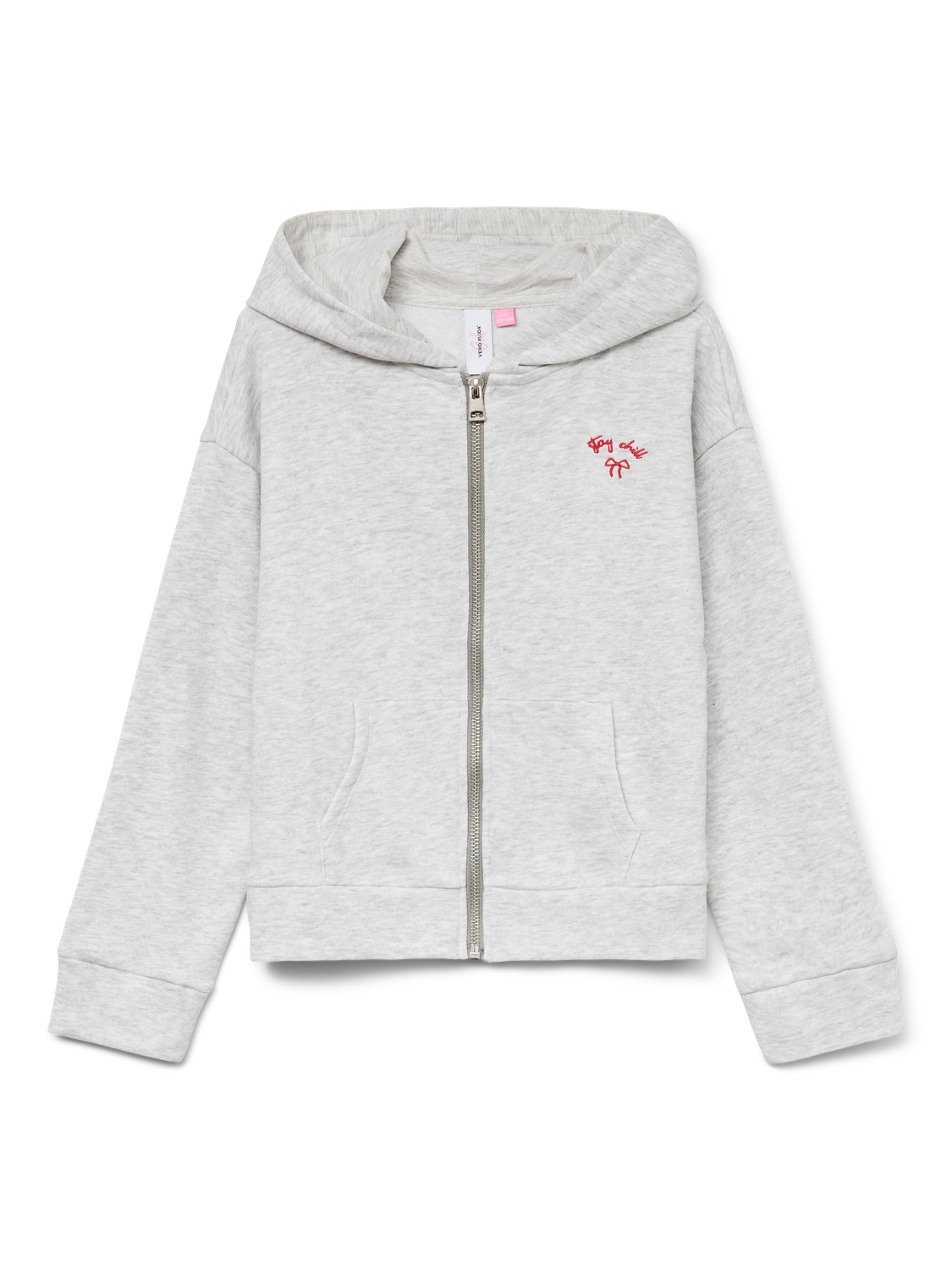 Vmtrina Zip Ls Hoodie Jrs Girl-Genser-Vero Moda Girl-Aandahls
