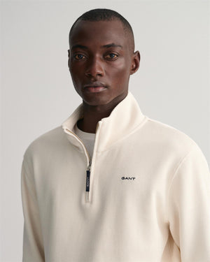 Waffle Texture Half Zip-Genser-Gant-Aandahls