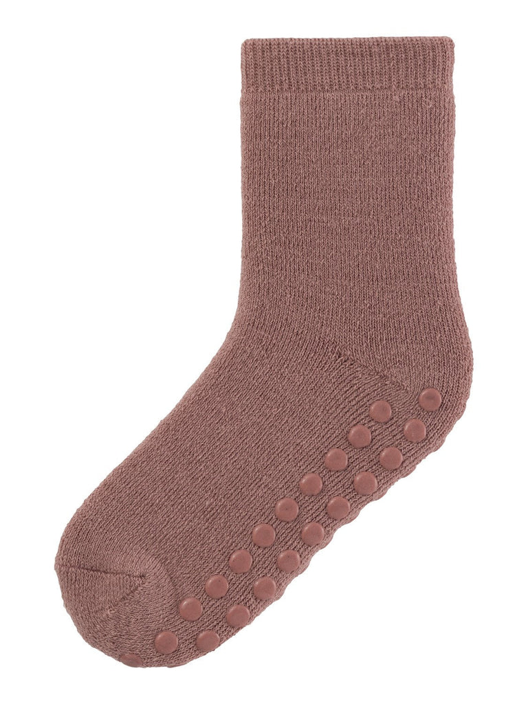 Waksi wool sock w/non skid-Strømper osv-Name it-Aandahls