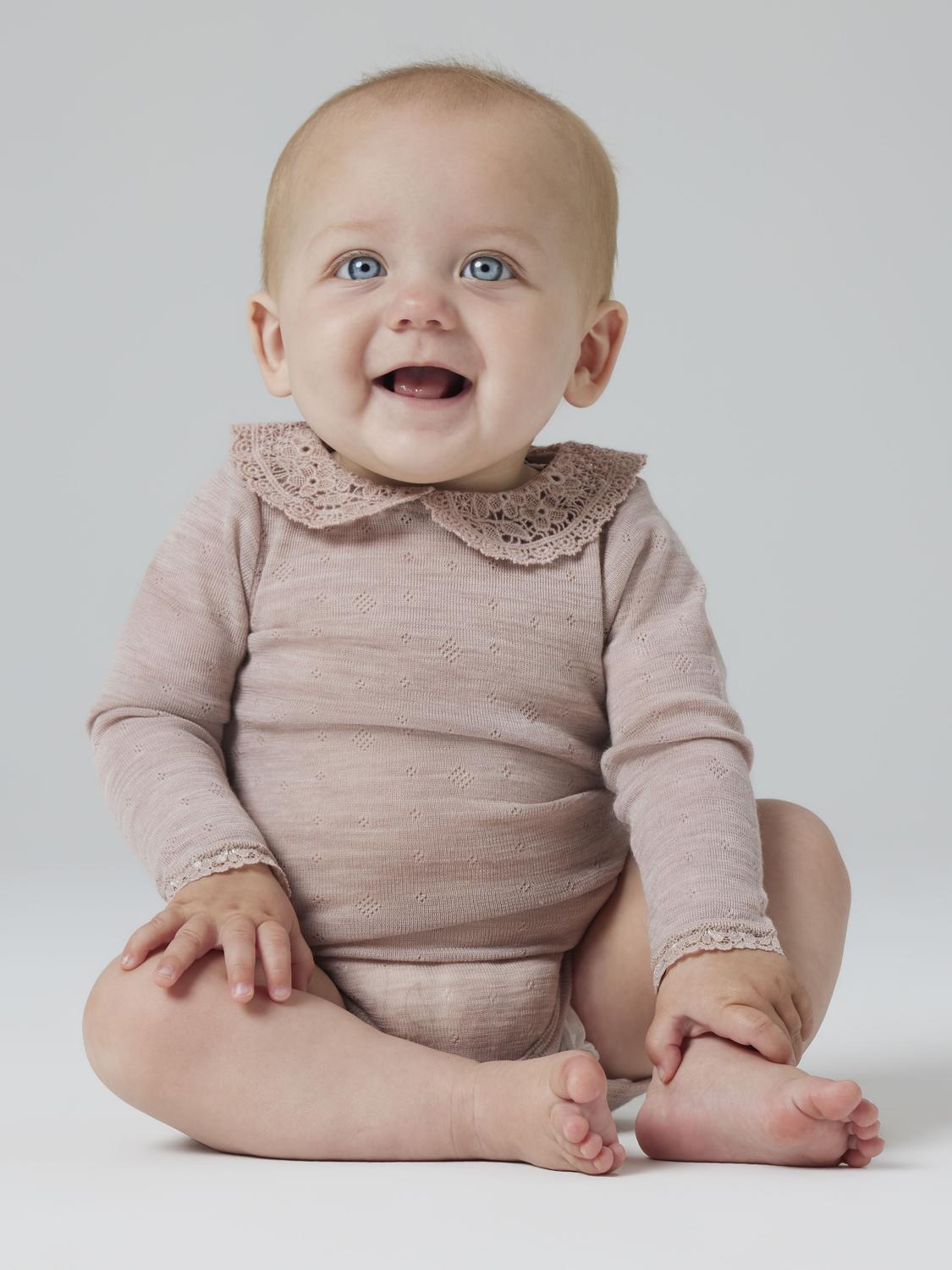 Wang Wool Needle Ls Body W/collar-Undertøy-Name it-Aandahls