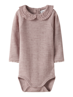 Wang Wool Needle Ls Body W/collar-Undertøy-Name it-Aandahls