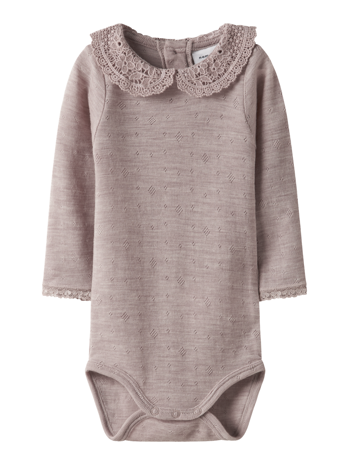 Wang Wool Needle Ls Body W/collar-Undertøy-Name it-Aandahls