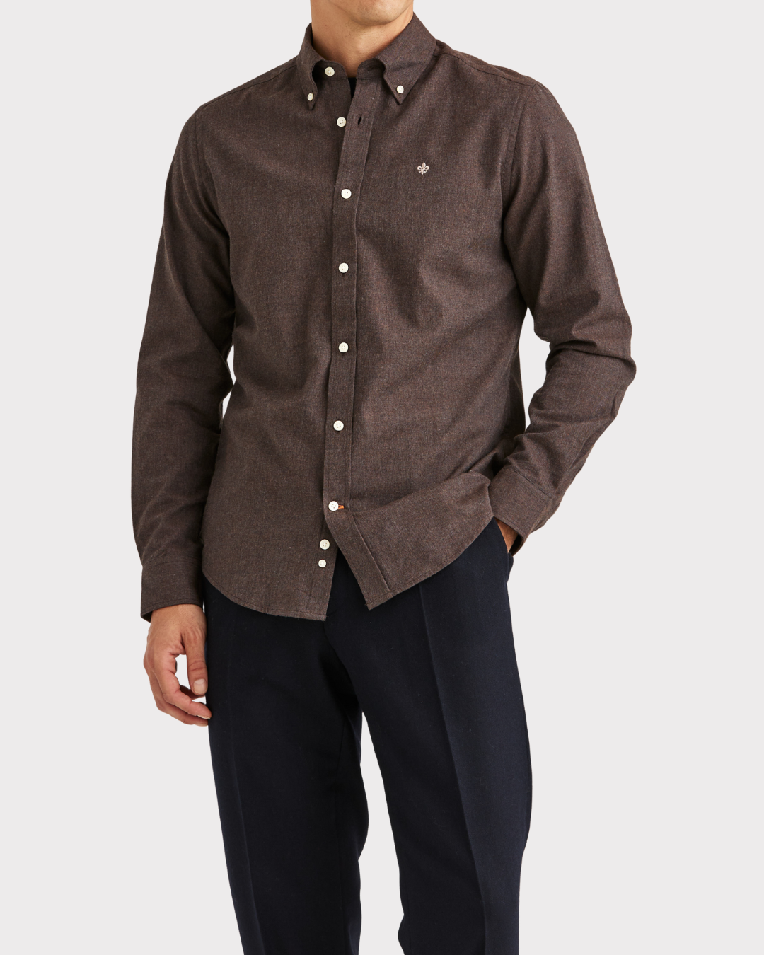 Watts Flannel Shirt - Slim Fit-Skjorte-Morris-Aandahls