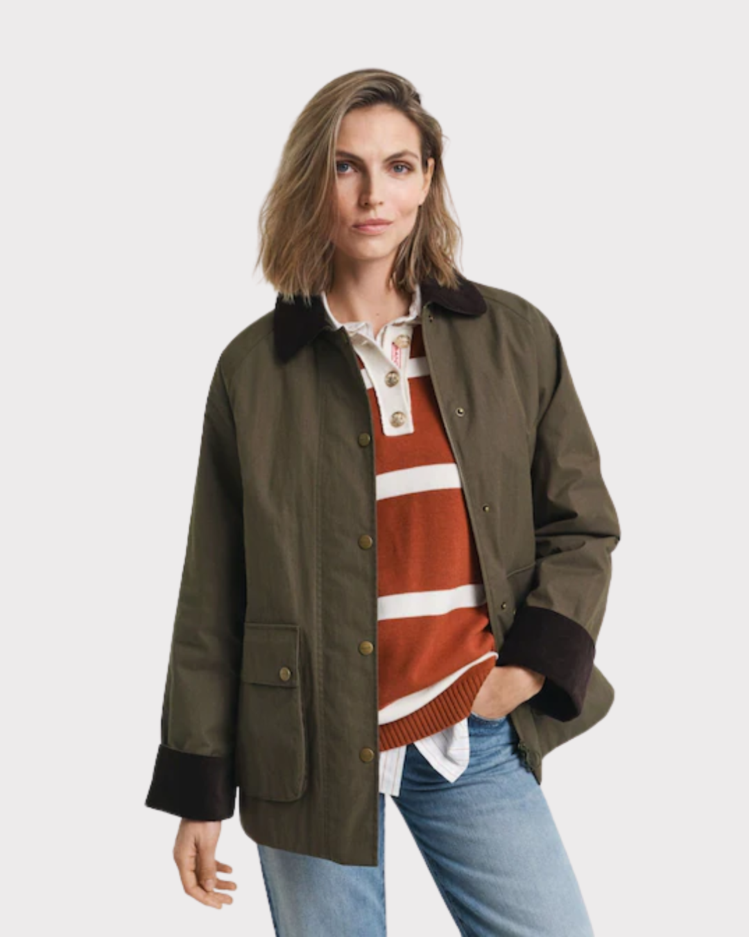 Waxed Cotton Barn Jacket-Ytterjakker-Gant-Aandahls