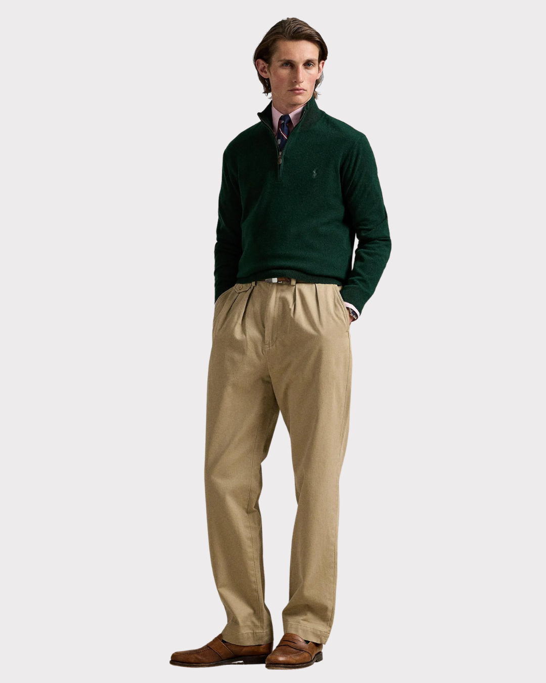 Wool Half Zip-Genser-Polo Ralph Lauren-Aandahls