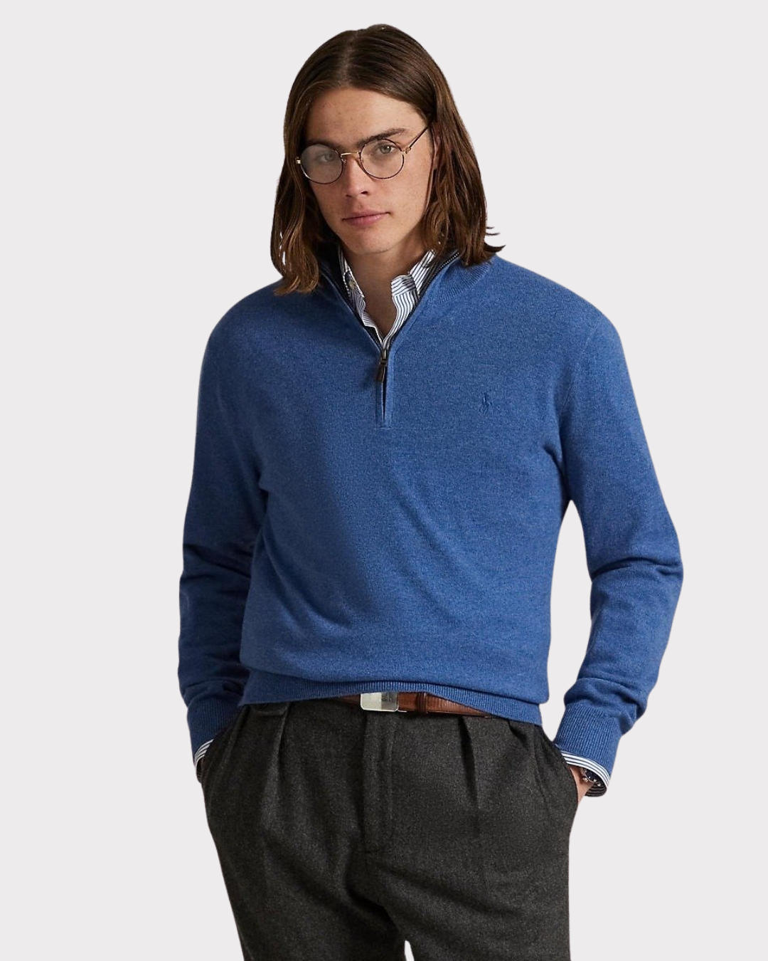 Wool Half Zip-Genser-Polo Ralph Lauren-Aandahls