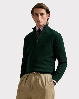 Wool Half Zip-Genser-Polo Ralph Lauren-Aandahls