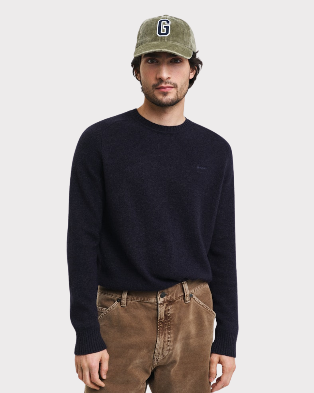 Wool blend c-neck-Strikk-Gant-Aandahls