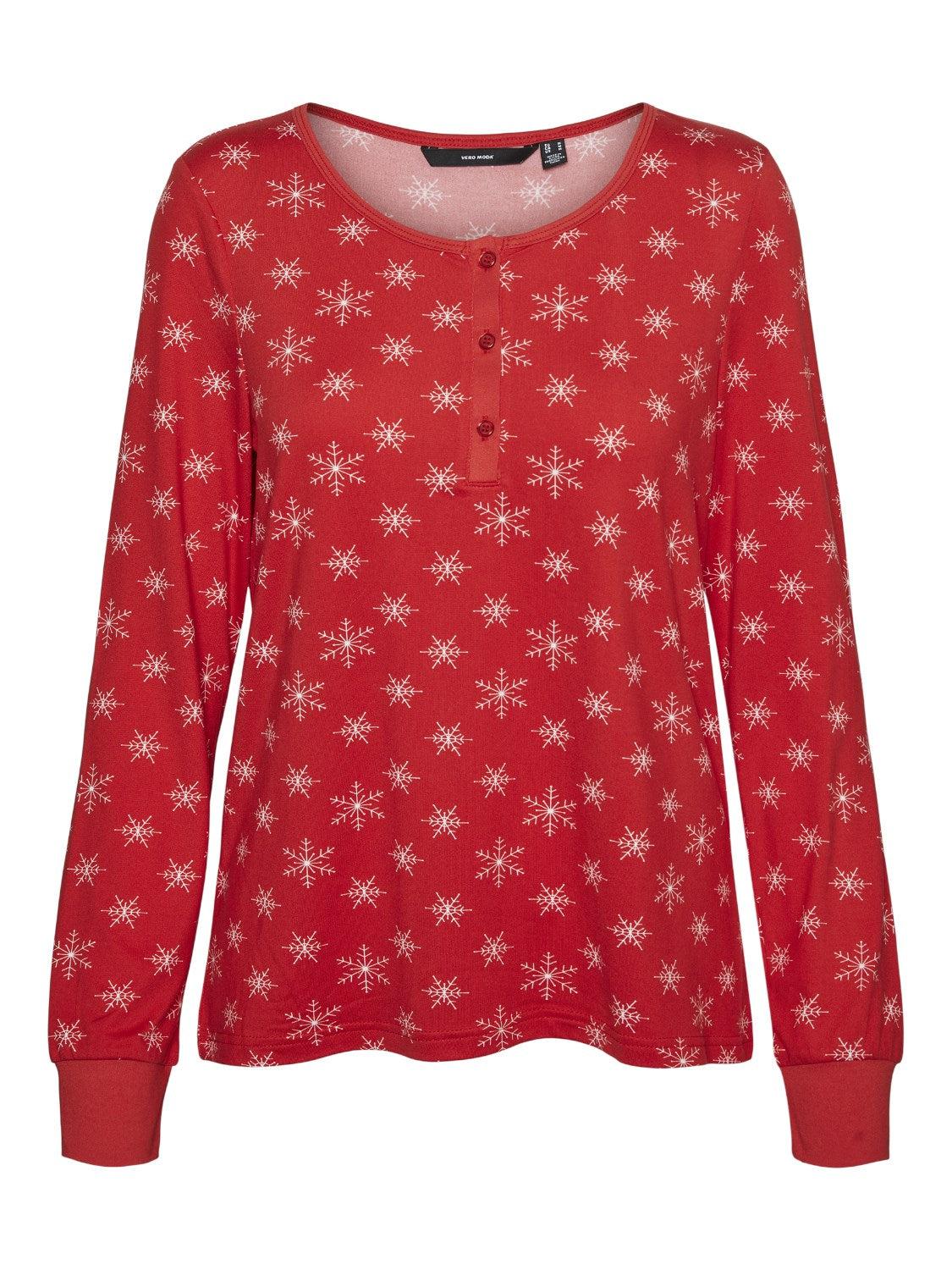 Xmas new ls button top-Topper-Vero Moda Girl-Aandahls