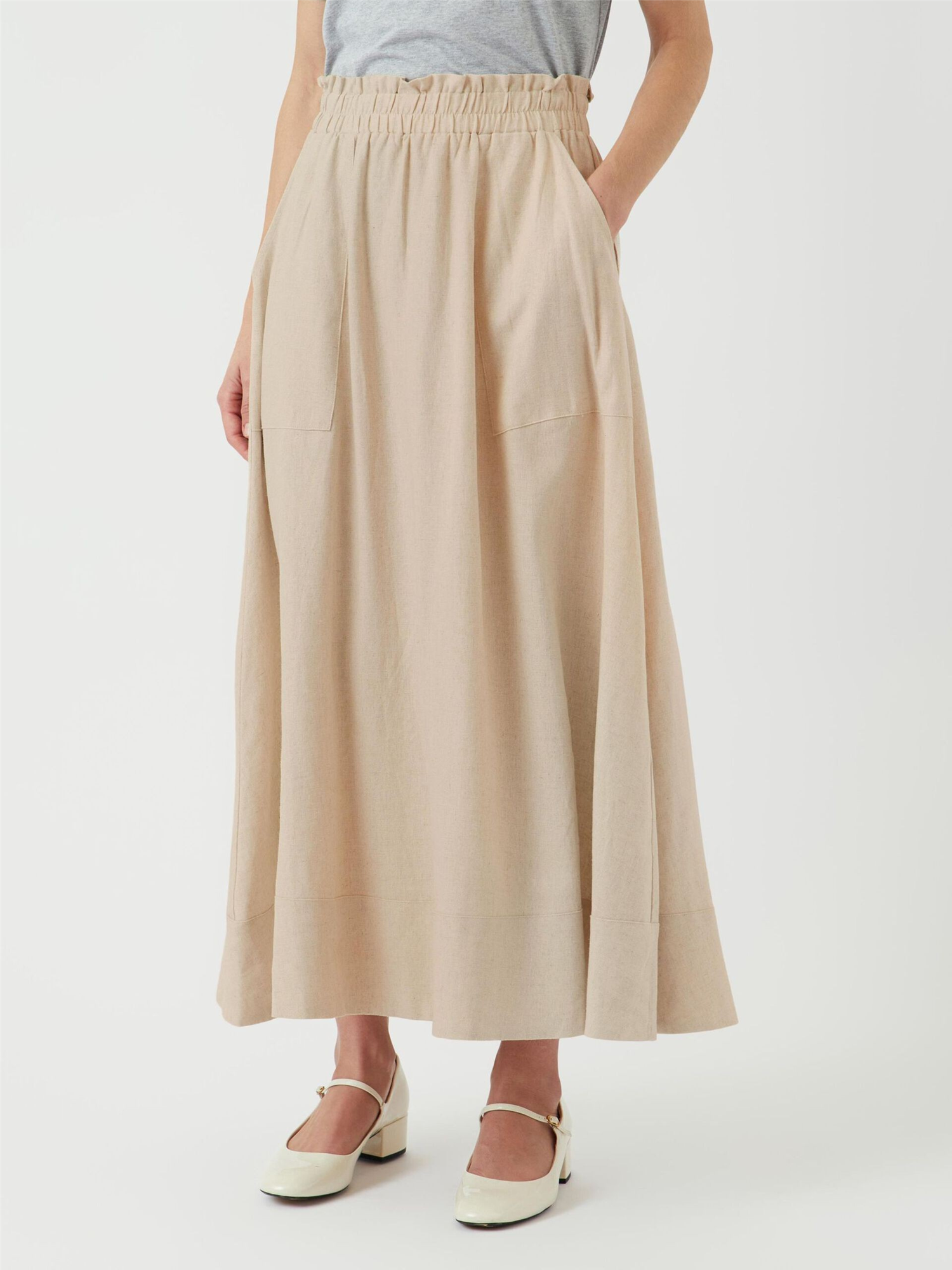 YASFLAXY HW ANKLE SKIRT NOOS-Skjørt-Y.A.S-Aandahls