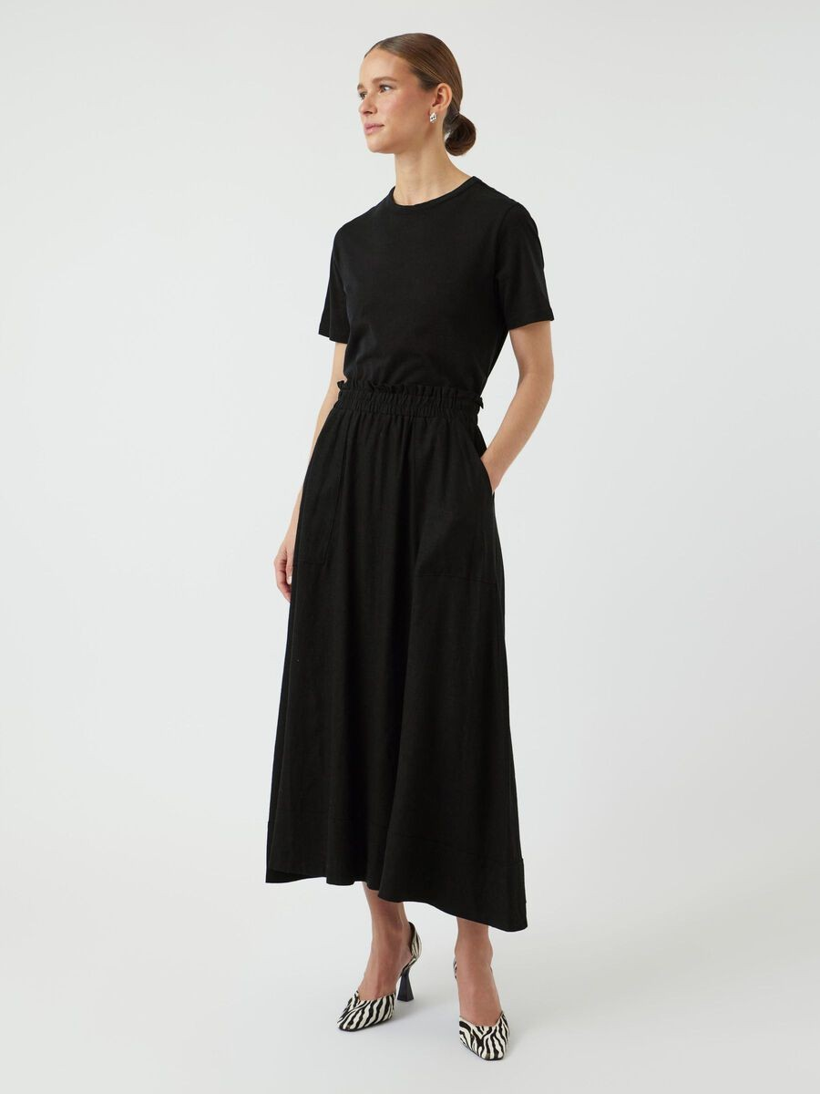 YASFLAXY HW ANKLE SKIRT NOOS-Skjørt-Y.A.S-Aandahls