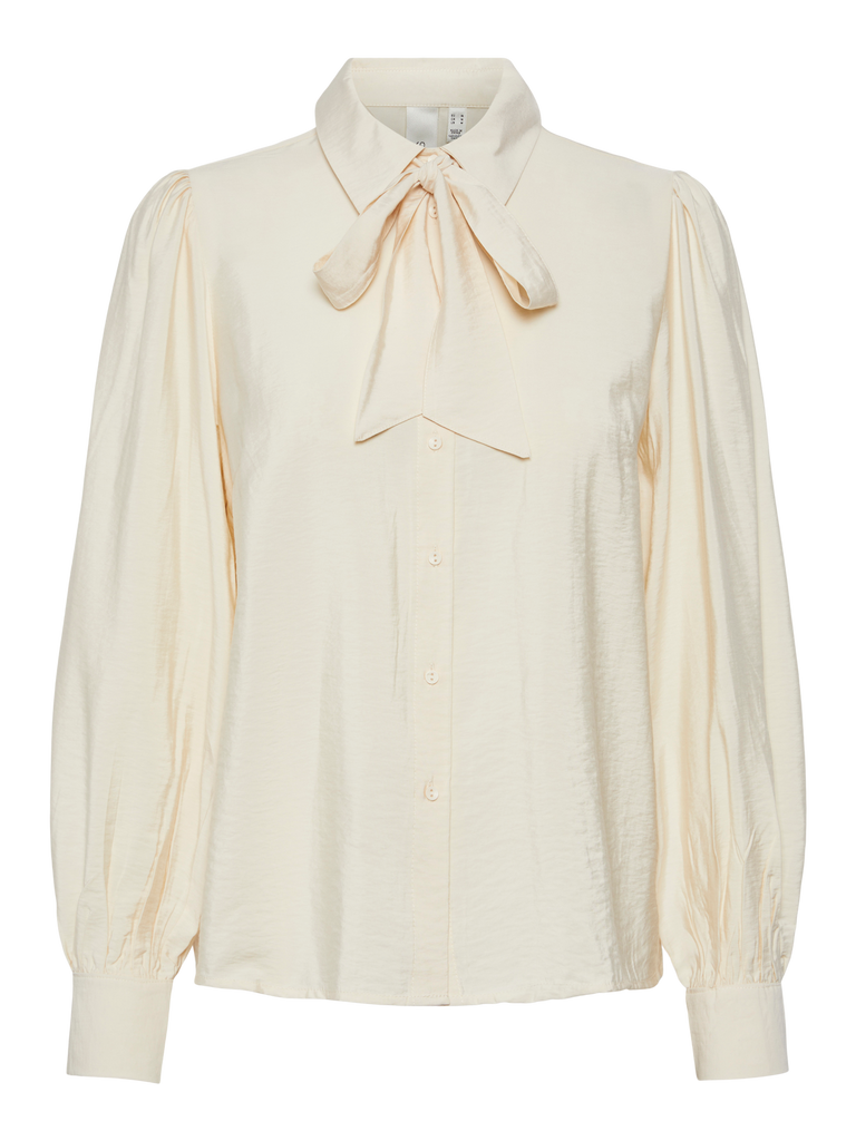 YASPIL LS BOW SHIRT S. NOOS-Skjorter-Y.A.S-Aandahls