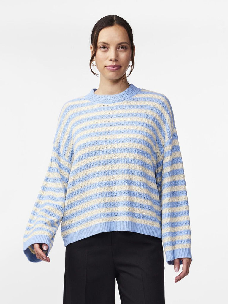 Yasblues LS knit pullover-Genser-Y.A.S-Aandahls