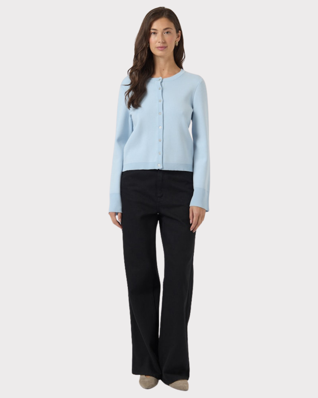 Yaselena Ls Knit Cardigan S. Noos-Cardigan-YAS-Aandahls