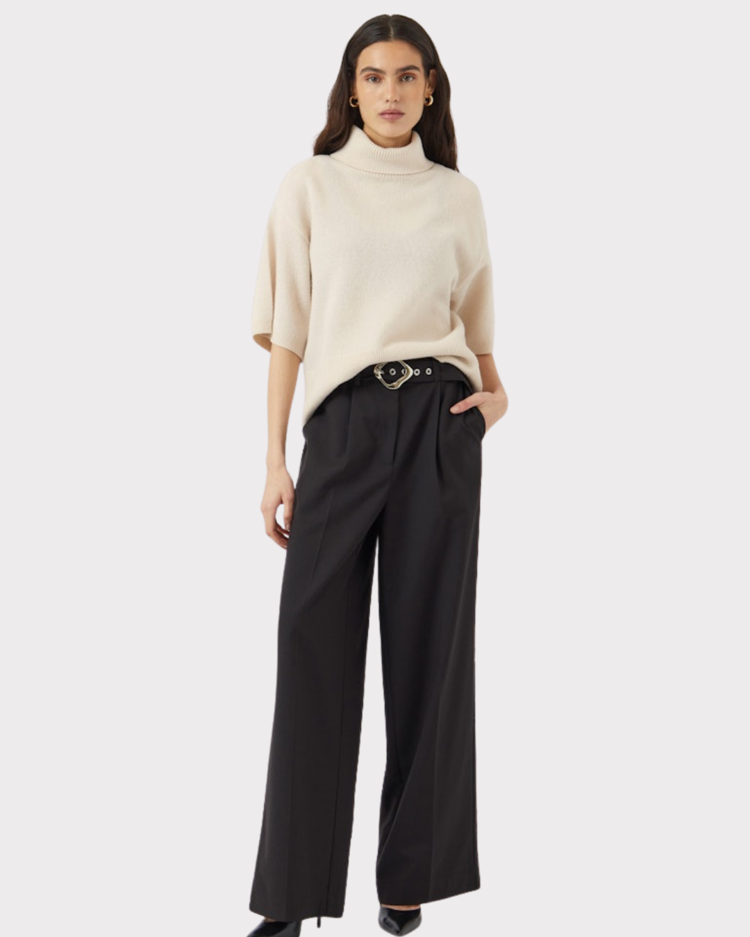 Yasemila 2/4 Wool Knit pullover s.Noos-Strikk-Y.A.S-Aandahls