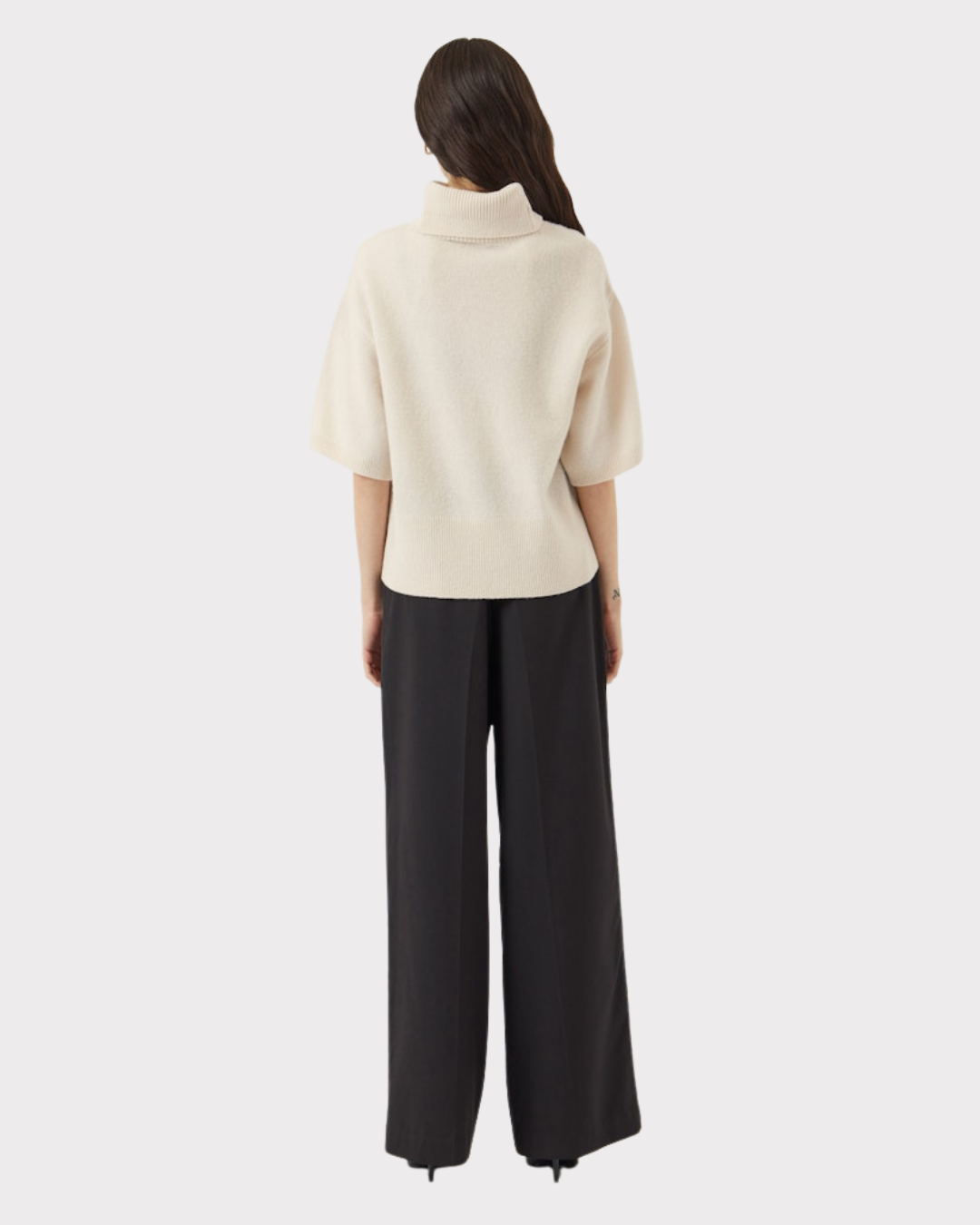 Yasemila 2/4 Wool Knit pullover s.Noos-Strikk-Y.A.S-Aandahls