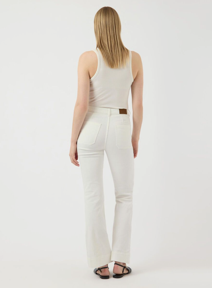 Yasjenka HW Flared Jeans Solid S. - EX-Jeans-Y.A.S-Aandahls