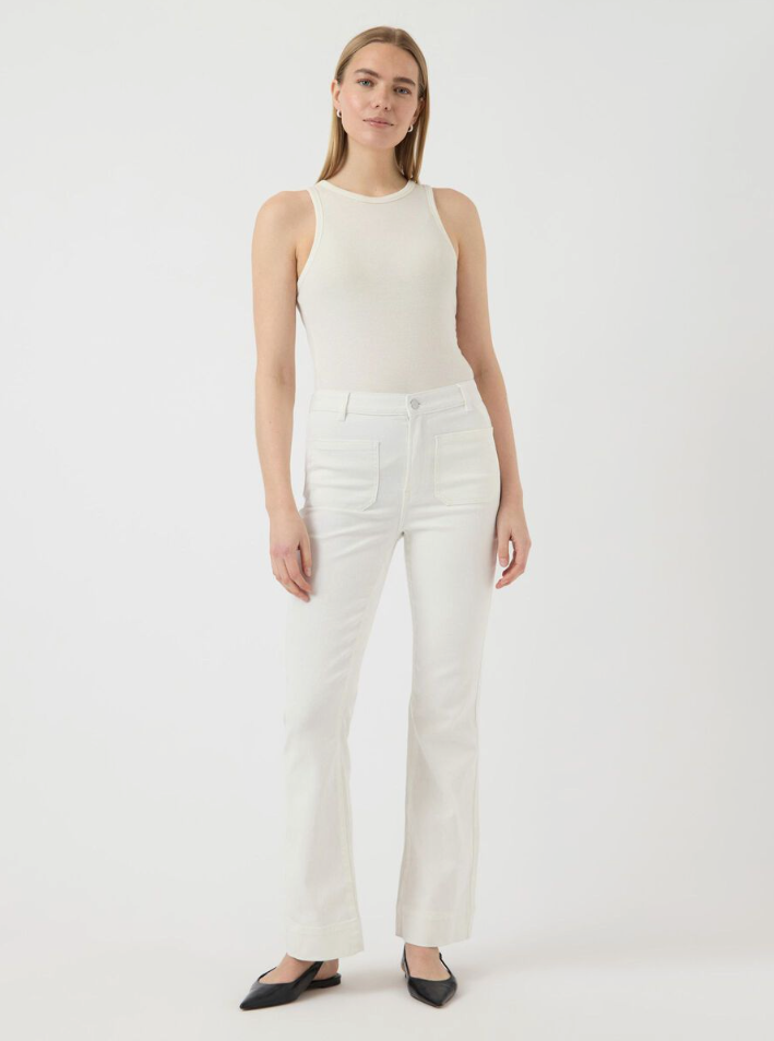 Yasjenka HW Flared Jeans Solid S. - EX-Jeans-Y.A.S-Aandahls