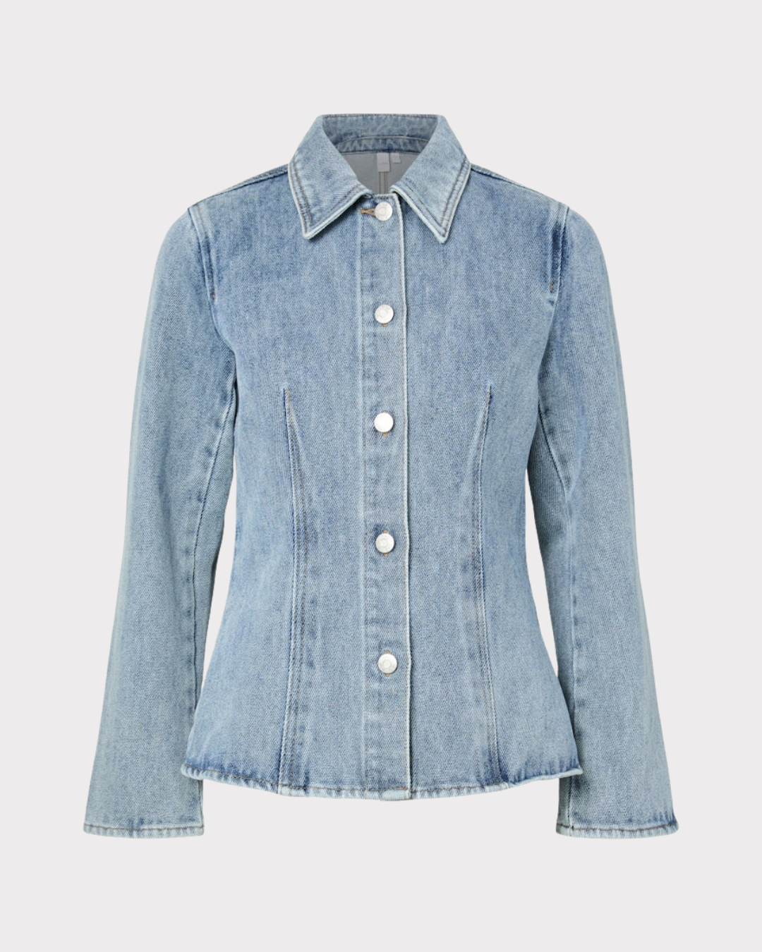 Yaslecco Ls Denim Shirt S.-Overdel-YAS-Aandahls