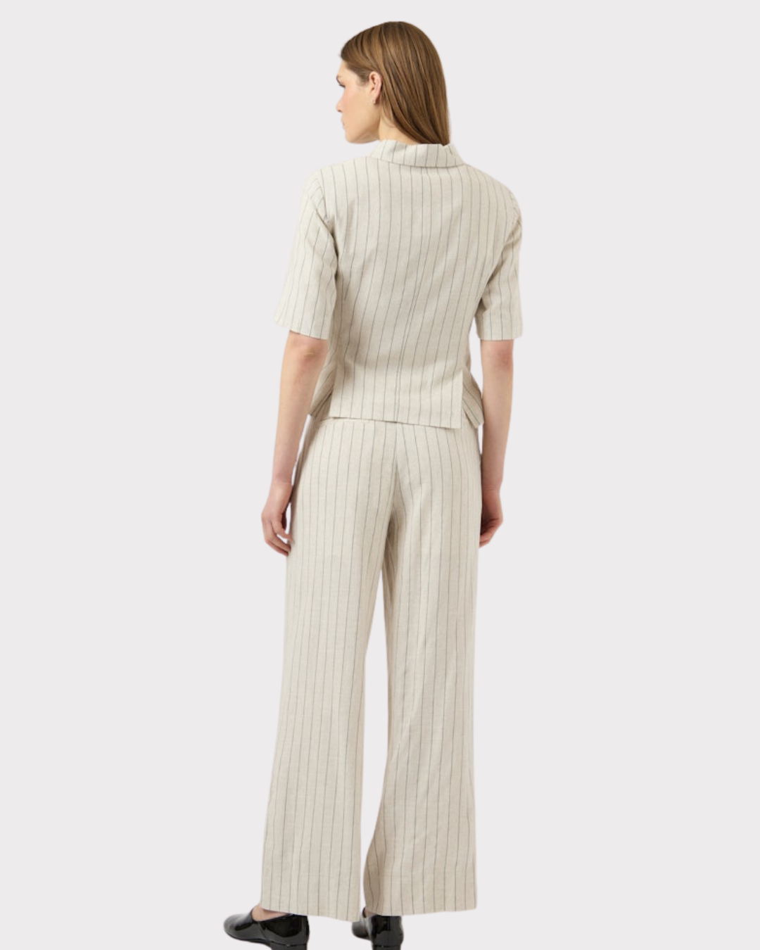 Yaslinura 2/4 Linen Blend Blazer-Dress-YAS-Aandahls