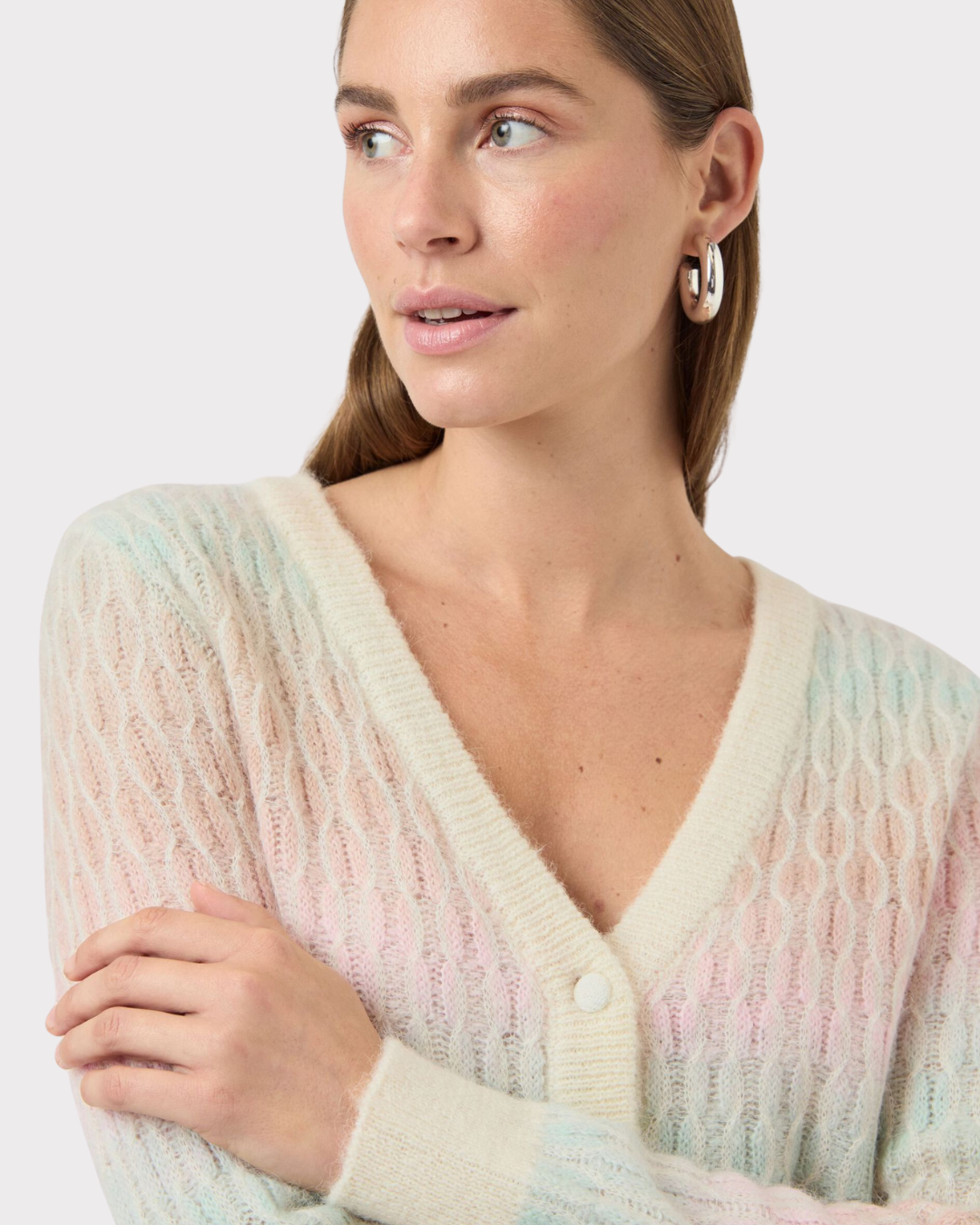 Yasspace Ls Knit Cardigan-Cardigan-YAS-Aandahls