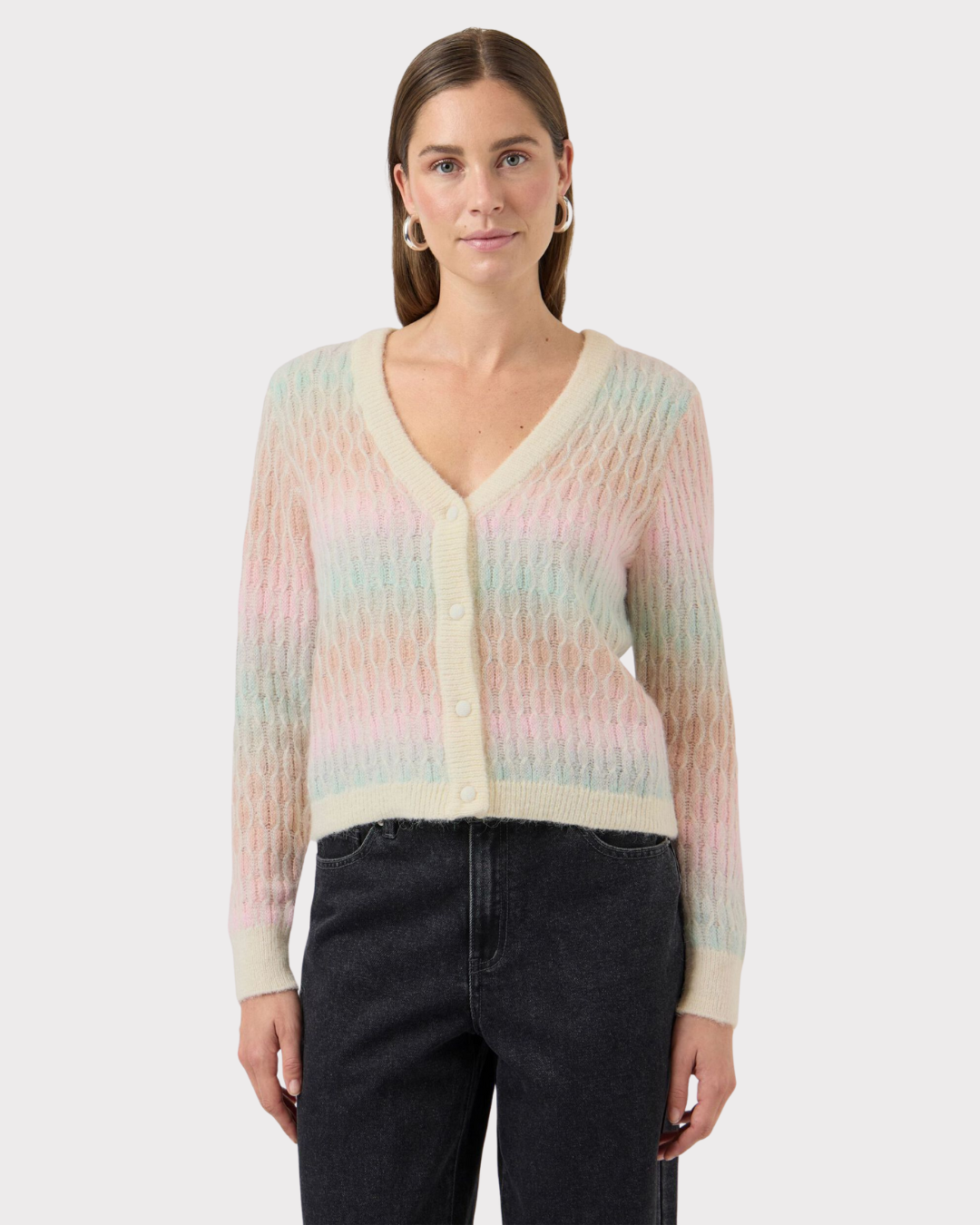 Yasspace Ls Knit Cardigan-Cardigan-YAS-Aandahls