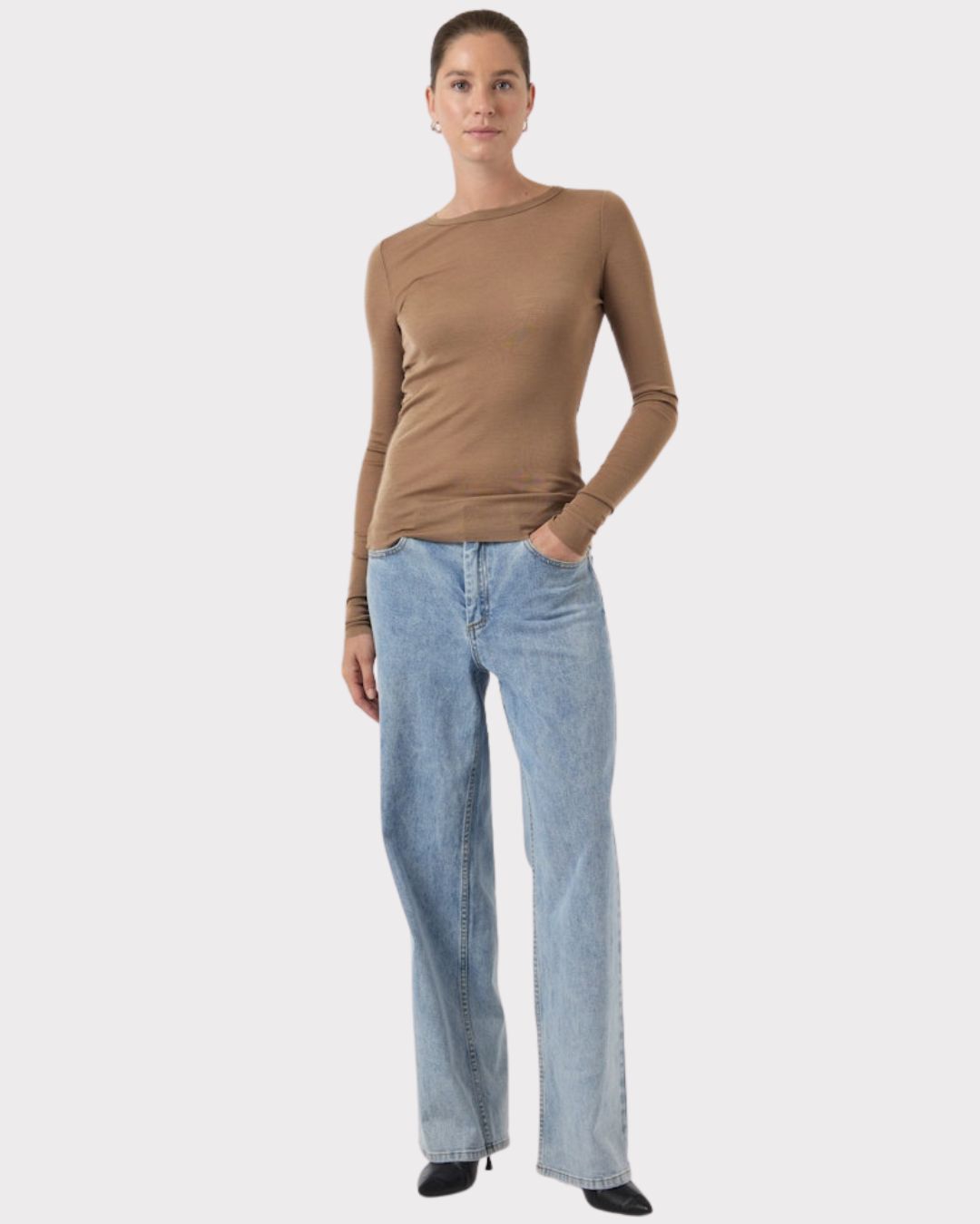 Yaswoolin Ls Wool Top-Genser-YAS-Aandahls