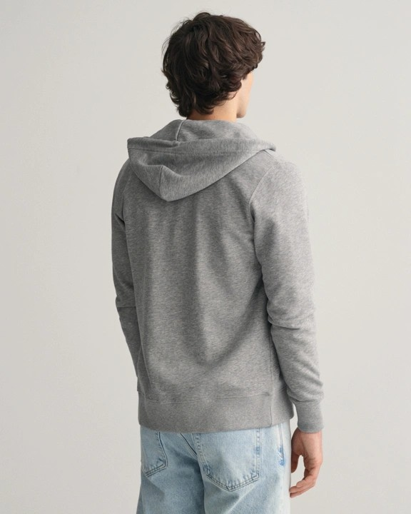 Reg Shield full zip hoodie-Genser-Gant-Aandahls