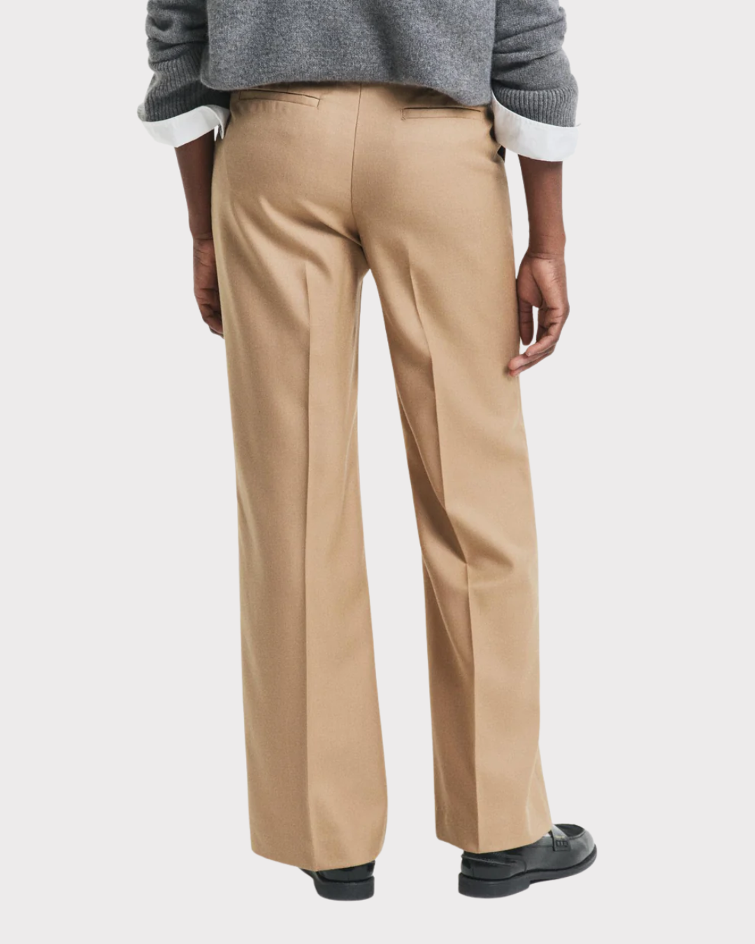 Tailored Wool Blend Pants