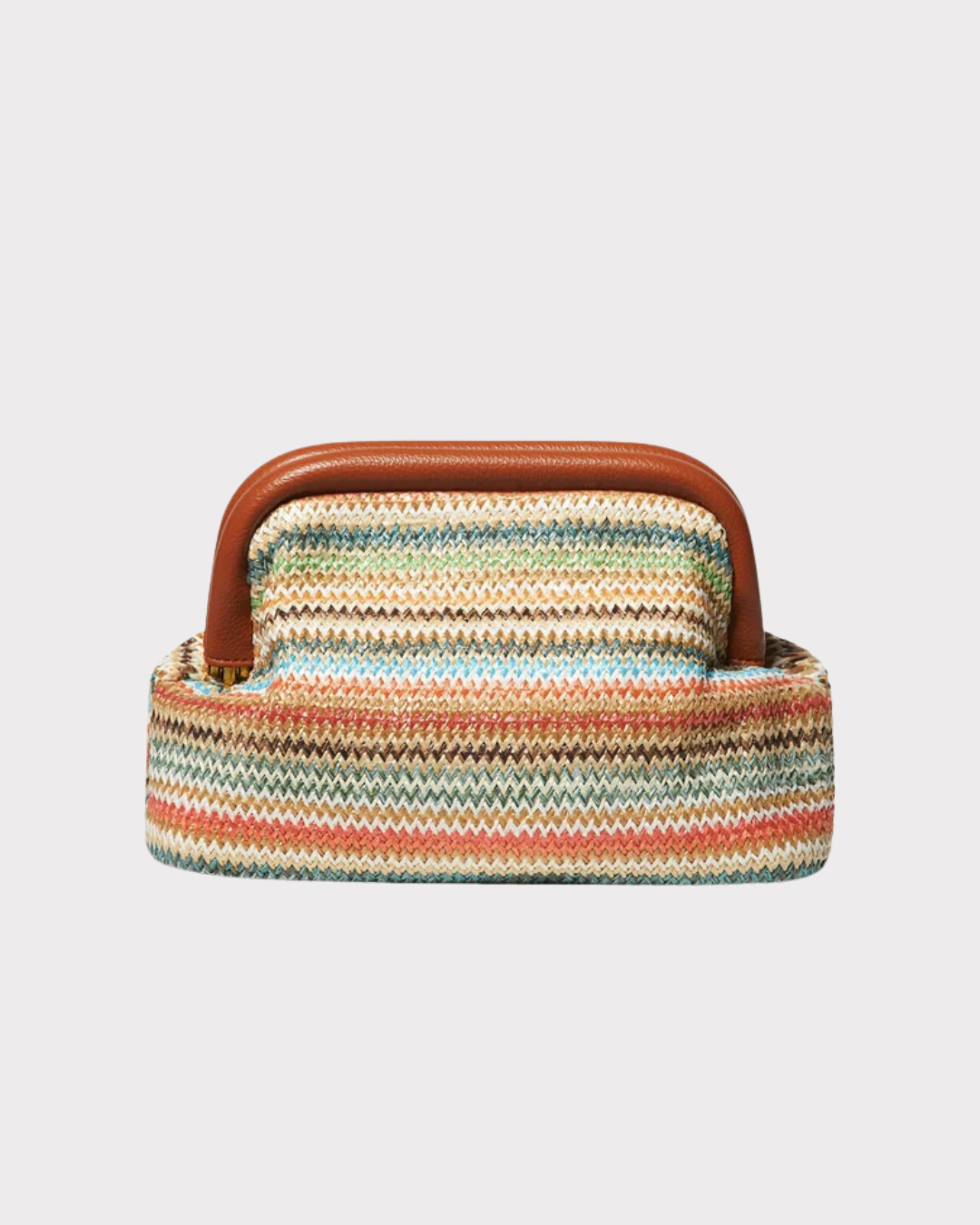 Raffia Clutch Stripe-Veske-Arnie Says-Aandahls