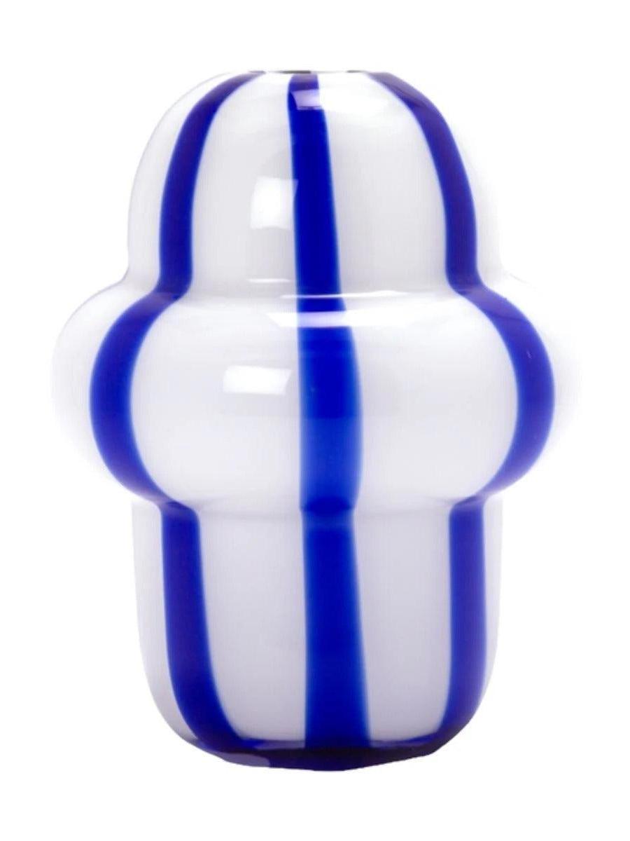 Vase bonbon blue/white