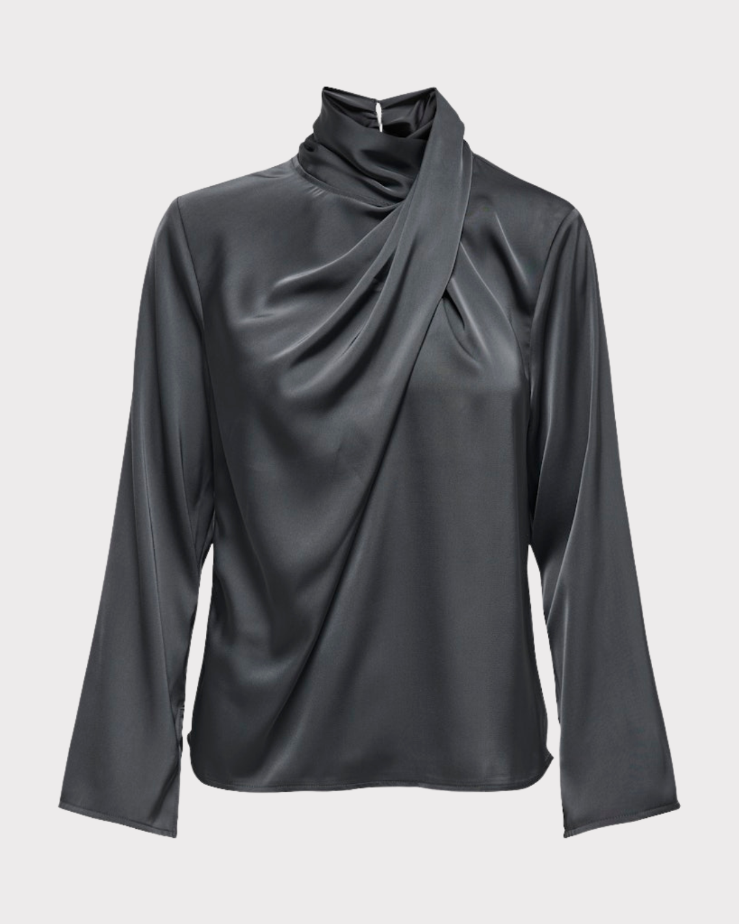 JDYROCKY L/S HIGH NECK TOP WVN