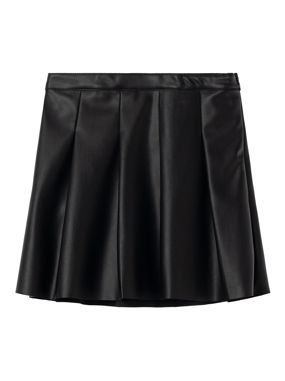 Nkfsianine pu pleat skirt