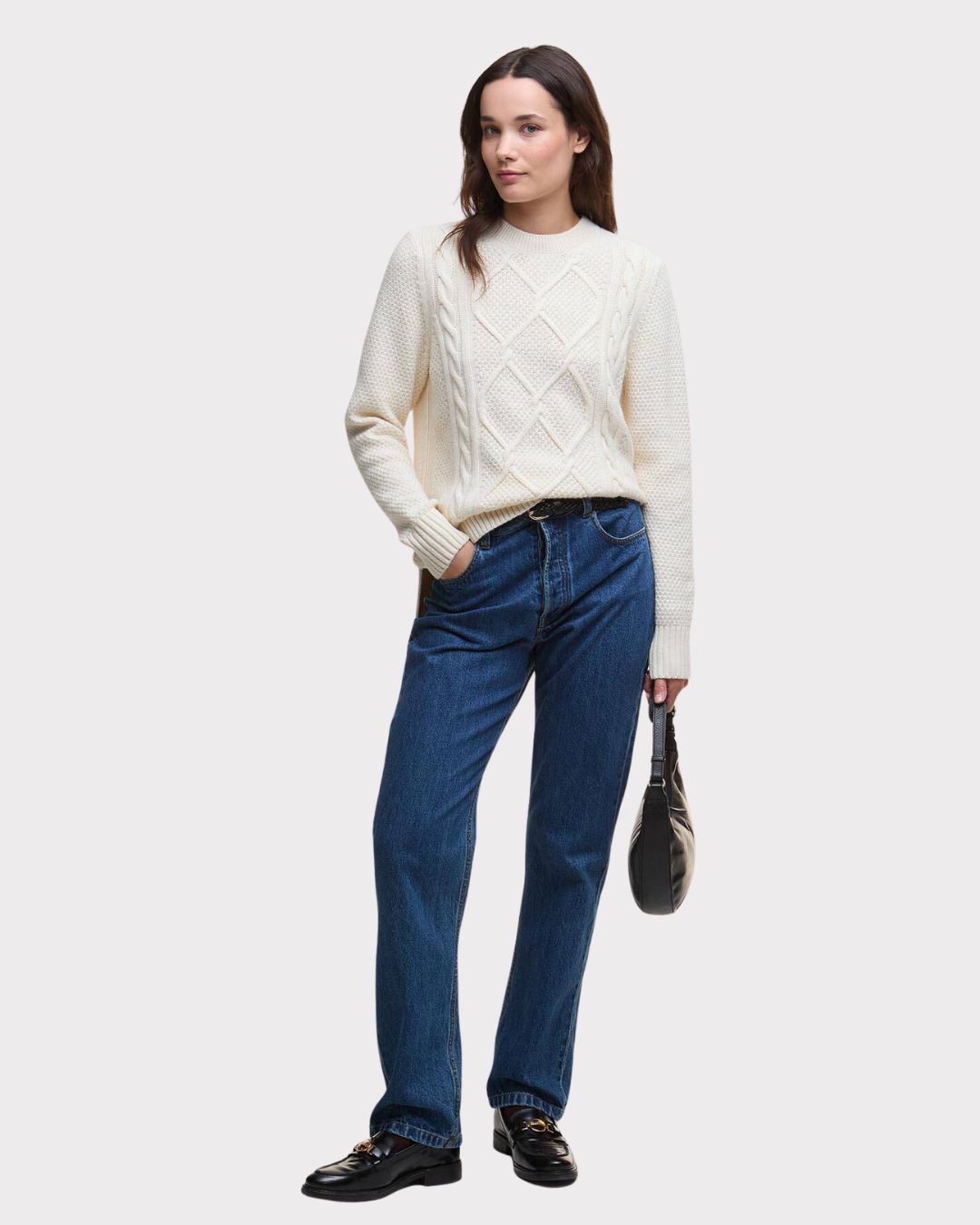 burne crew knitted jump