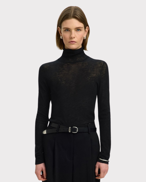 Slwvendy Wool Ls Knit Roll Neck Noos
