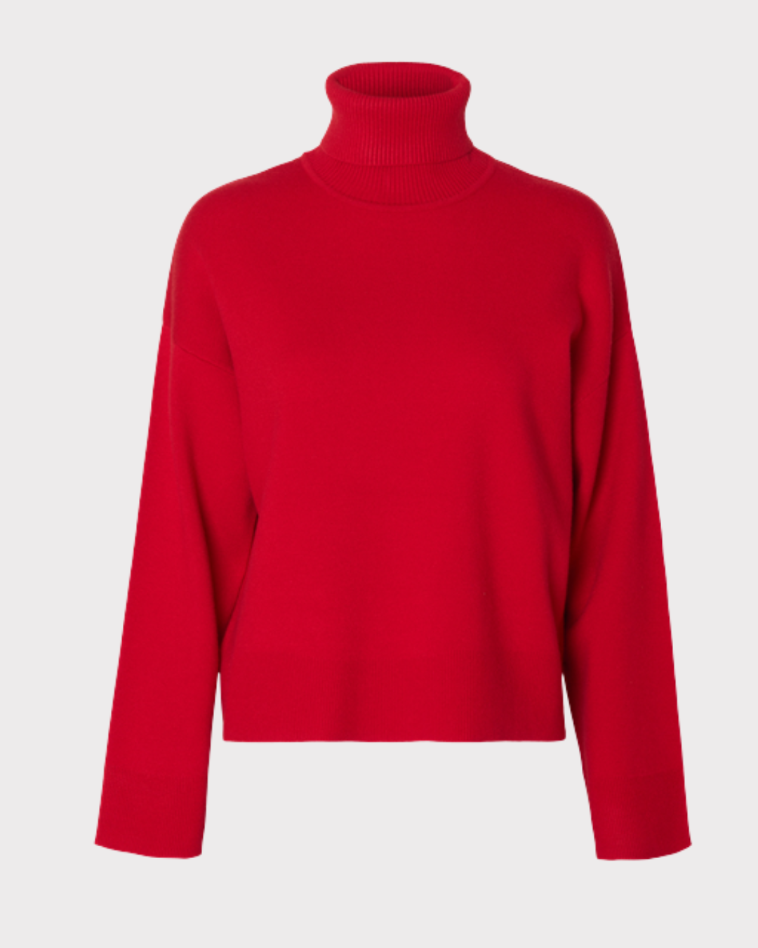 SLFkamma Ls knit roll neck noose
