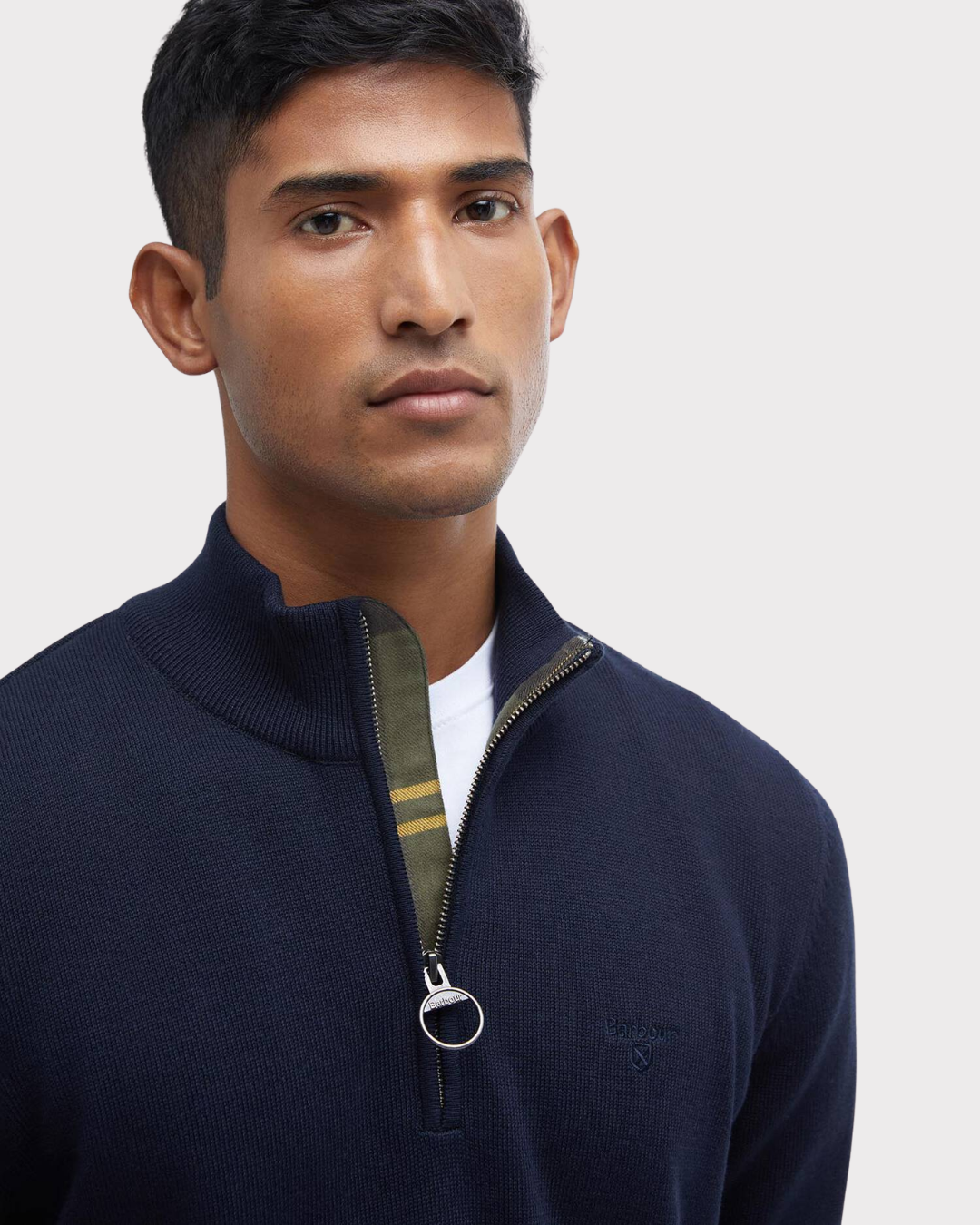 Barbour Cotton Half Zip-Genser-Barbour-Aandahls