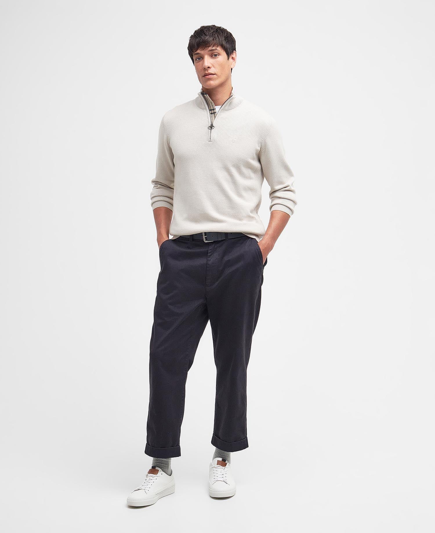 Barbour Cotton Halfzip-Genser-Barbour-Aandahls