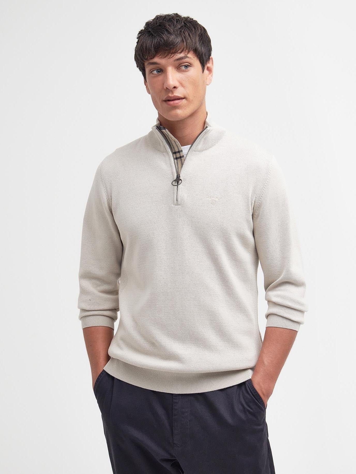 Barbour Cotton Halfzip-Genser-Barbour-Aandahls