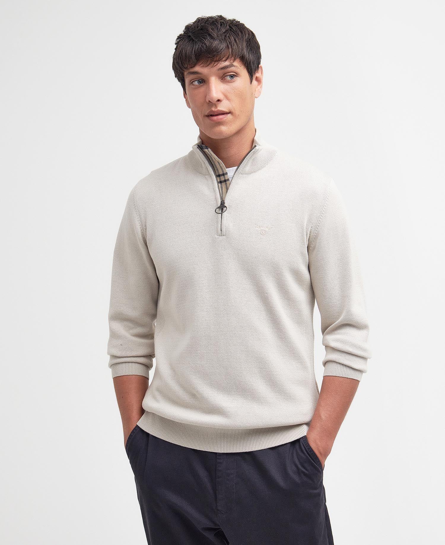 Barbour Cotton Halfzip-Genser-Barbour-Aandahls