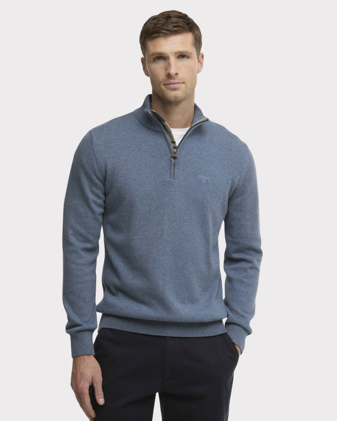 Cotton Halfzip-Genser-Barbour-Aandahls
